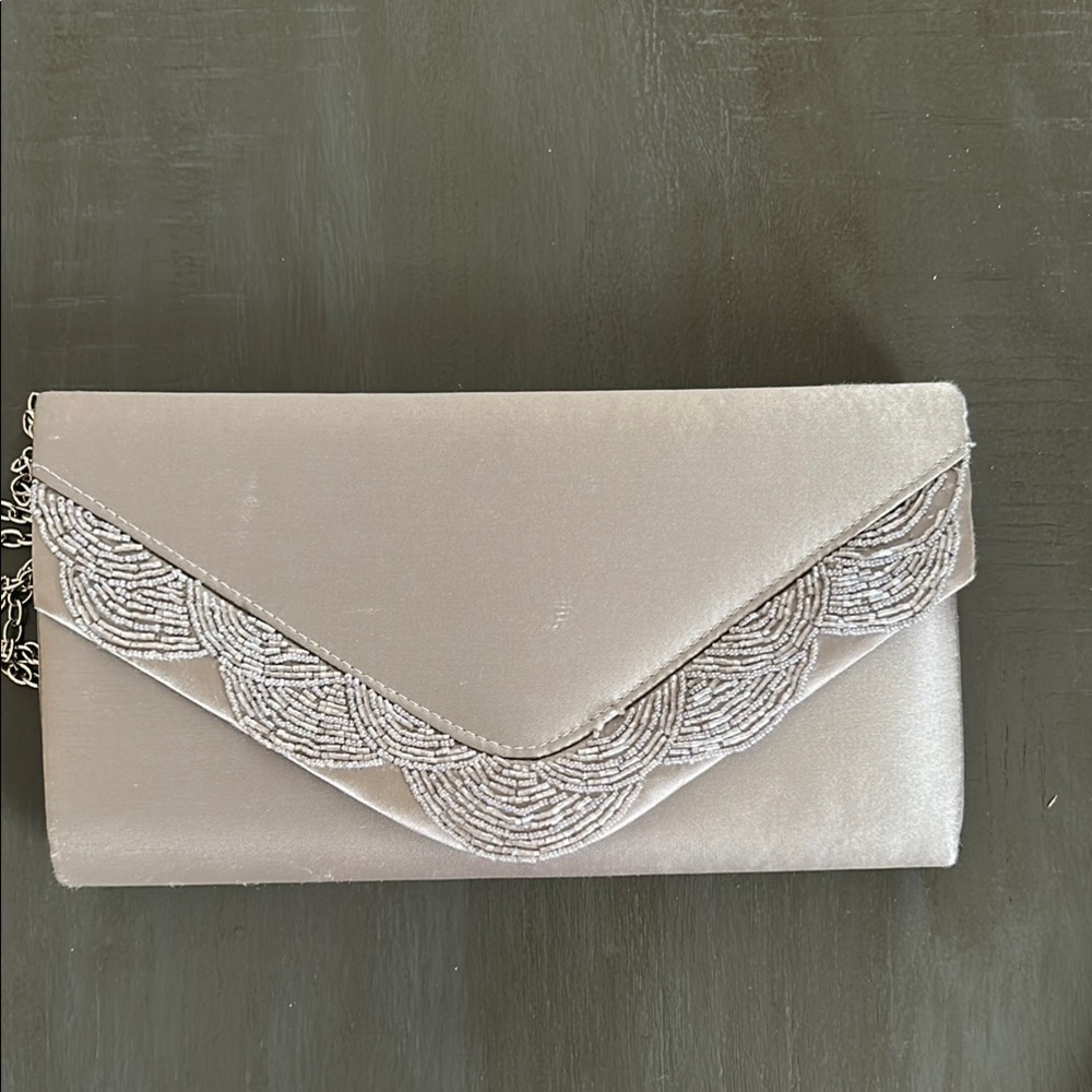 Elegant Cream Clutch